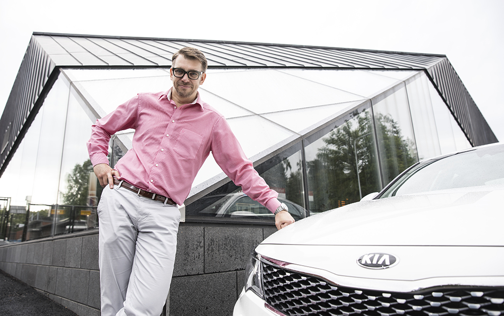 Timo Suomala arvostaa Kia-muotoilua