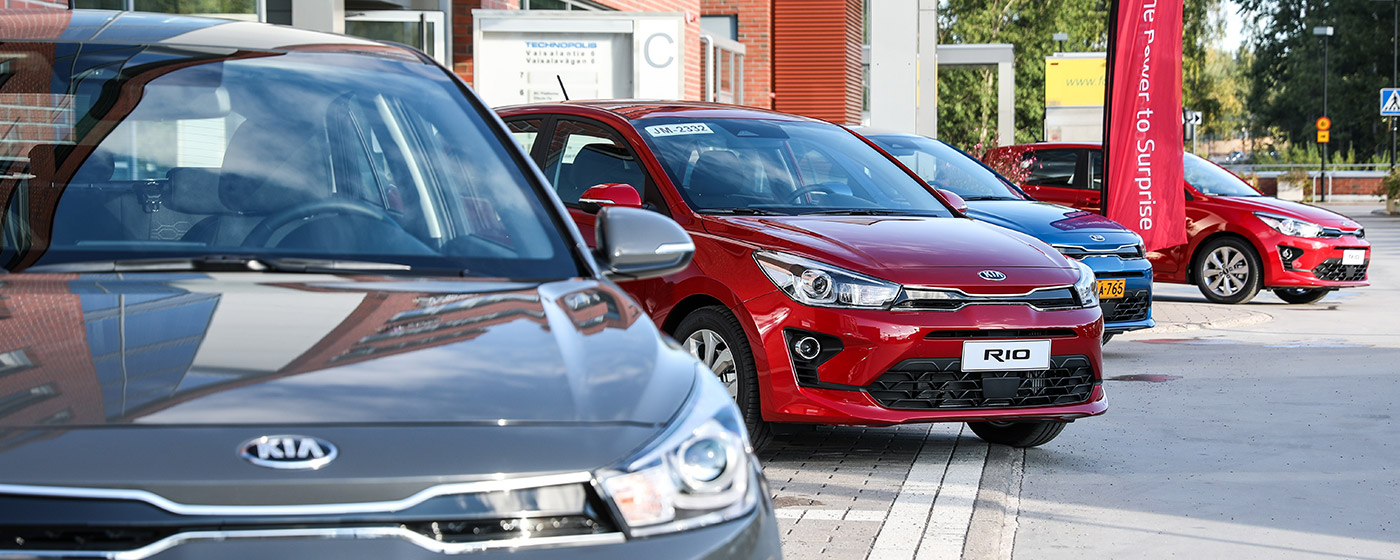 Uusi Kia Rio lehdistötilaisuudessa